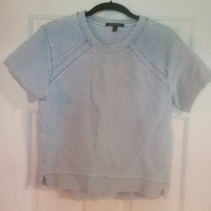 Banana Republic Short Sleeve jean like Top - size Small